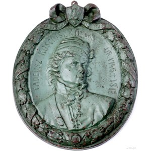medalion Tadeusz Kościuszko, ok. 1840-1850, medalion au...