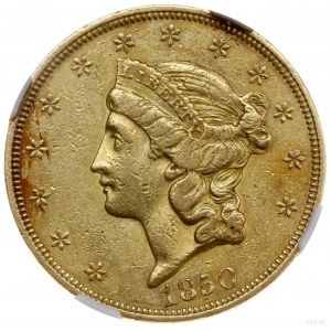 20 dolarów, 1850, mennica Filadelfia; typ Liberty Head,...