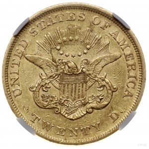 20 dolarów, 1852, mennica Filadelfia; typ Liberty Head,...