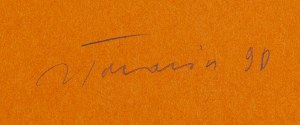 Jan Tarasin (1926 Kalisz - 2009 Warszawa), Bez tytułu, 1990