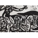 Mieczysław Wejman (1912 Brdów - 1992 Kraków), Rzut dyskiem, 1956