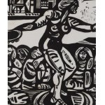 Mieczysław Wejman (1912 Brdów - 1992 Kraków), Rzut dyskiem, 1956