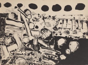Tadeusz Dominik (1928 Szymanów - 2014 Warszawa), Bez tytułu, 1962