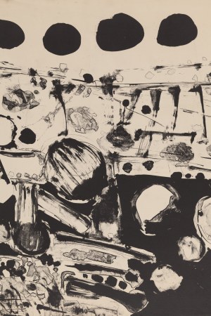 Tadeusz Dominik (1928 Szymanów - 2014 Warszawa), Bez tytułu, 1962