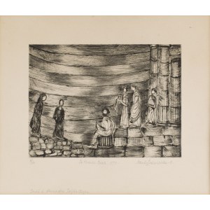 Wanda Ładniewska-Blankenheimowa (1905 Lviv - 1995 Paris), Le Premier Cercle, 1979.