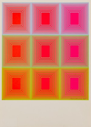 Richard Anuszkiewicz (1930 Erie - 2020 Englewood), Bez tytułu, 1968
