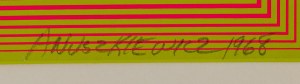 Richard Anuszkiewicz (1930 Erie - 2020 Englewood), Bez tytułu, 1968