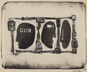 Wiesław Lange (1914 Warszawa - 1988 Katowice), Bez tytułu, 1964
