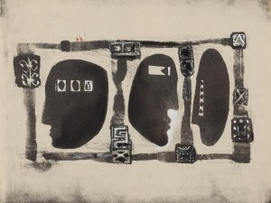 Wiesław Lange (1914 Warszawa - 1988 Katowice), Bez tytułu, 1964