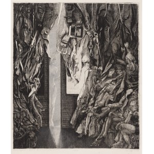 Andrzej Pietsch (1932 Kraków - 2010 Kraków), Travelling - Entrance II, 1974