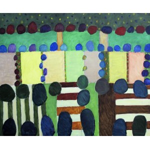 Tadeusz Dominik (1928 Szymanów - 2014 Warsaw), Landscape (21), 21st century.
