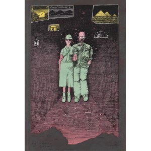 Jan Sawka (1946 Zabrze - 2012 Nowy Jork), After Grant Wood, 1985