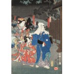 Utagawa Kunisada II (1823-1880), Evening Walk, 1853