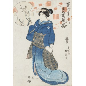 Utagawa Kunisada (1786-1865), Geisha, before 1846