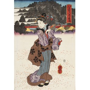 Utagawa Kuniyoshi School, Geisha