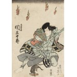 Utagawa Kunisada (1786-1865), Samurai and Rat, pre-1845