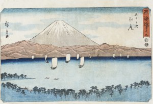 Hiroshige Andō (1797-1858), Stacja Ejiri. Z cyklu: 53 stacje Tokaido, 1847-1852