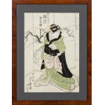Utagawa Toyoshige (Toyokuni II) (1777-1835), Actor Segawa Kikunojo V in the role of Okiwa's wife ('nyobo Okiwa), 1824-1825