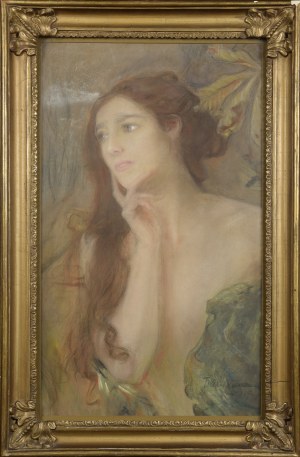 Teodor AXENTOWICZ (1859-1938), Portret kobiety [Jesień], 1907