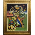 Zygmunt DOBRZYCKI (1896-1970), Apollo i Dafne, 1948