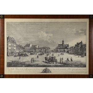 Bernardo BELLOTTO (CANALETTO) (1721-1780), Ansicht des Neustädter Platzes in Dresden