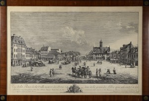 Bernardo BELLOTTO (CANALETTO) (1721-1780), Widok na Rynek Nowego Miasta w Dreźnie