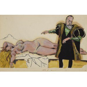 Ibis Stanisław GRATKOWSKI (1923-1988), Akt leżącej kobiety