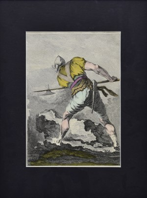 Philip James de LOUTHERBOURG (1740-1812), Sceny rycerskie - 4 kompozycje