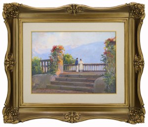 Bronisława RYCHTER-JANOWSKA (1868-1953), Na tarasie widokowym