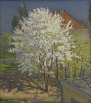 Błażej IWANOWSKI (1889-1966), Kwitnące drzewo, 1956