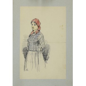 Jozef RAPACKI (1871-1929), Portrait of a country woman