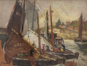 Eugen DEKKERT (1865-1956), Port rybacki w Mt Monans - Szkocja