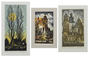 Zygmunt ACEDAŃSKI (1909-1991), Zestaw 3 grafik - Kraków