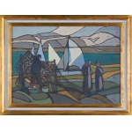 Frederick Antoni Hayder, PESCATORI ALLA RETE, 1967