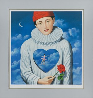 Rafał Olbiński, ZAKOCHANY PIERROT, 2001