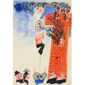 Miroslaw Pokora, FIRE ON TOBIAS'S TOWER, 1973