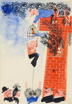 Mirosław Pokora, POŻAR NA WIEŻY TOBIASZA, 1973