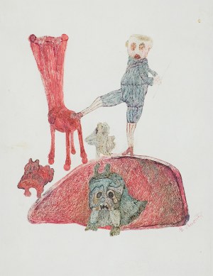 Bożena Wahl, ZABAWA Z PSAMI, 1967