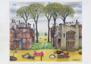 Jacek Yerka, PRYWATNA POWÓDŹ, 2025