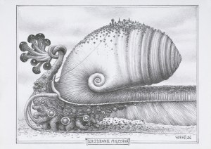Jacek Yerka, UJEŻDŻANIE MIĘCZAKA, 2026