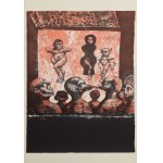 Jan LEBENSTEIN (1930-1999), Lebenstein et les siens - portfolio with eight lithographs, 1972