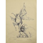 Jan SUMIGA (1944-2005), Set of 7 drawings