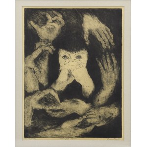 Konstanty BRANDEL (1880-1970), Zamyślona, 1951