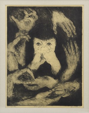 Konstanty BRANDEL (1880-1970), Zamyślona, 1951