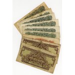 1, 2, 5 zlotys 1944, various series, set of 9 pieces, "mandatory"