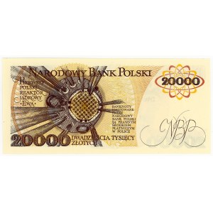 20,000 zloty 1989, series AM
