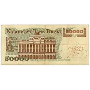 50,000 zloty 1989, series N