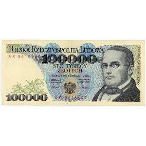 100.000 złotych 1990, seria AK