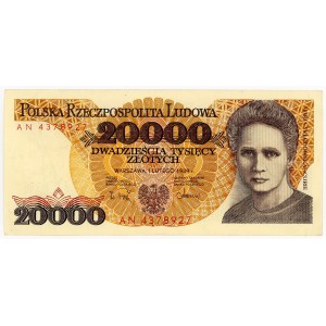 20.000 złotych 1989, seria AN