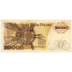 20.000 zloty 1989, serie H